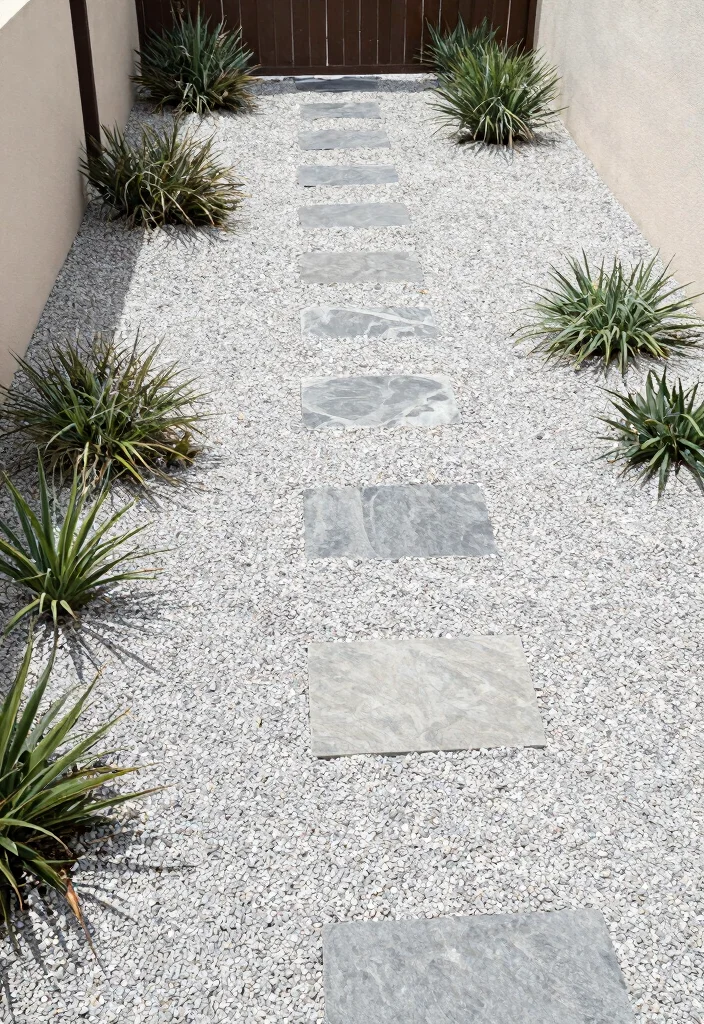 18 Low Maintenance Landscaping Front Yard Ideas That Stay Beautiful - 9. Gravel or Stone Ground Covers 1