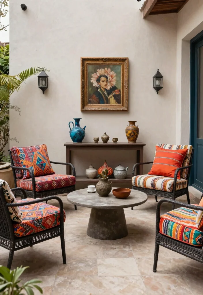 18 Mexican Patio Hacienda Style Ideas With Warm Rustic Flair 17 18 Mexican Patio Hacienda Style Ideas With Warm Rustic Flair - 17. Mix Old and New 1