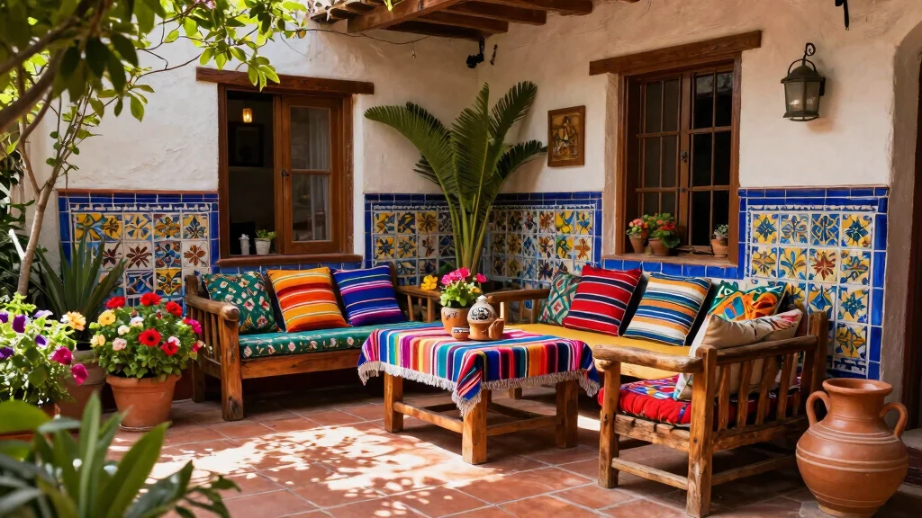 18 Mexican Patio Hacienda Style Ideas With Warm Rustic Flair