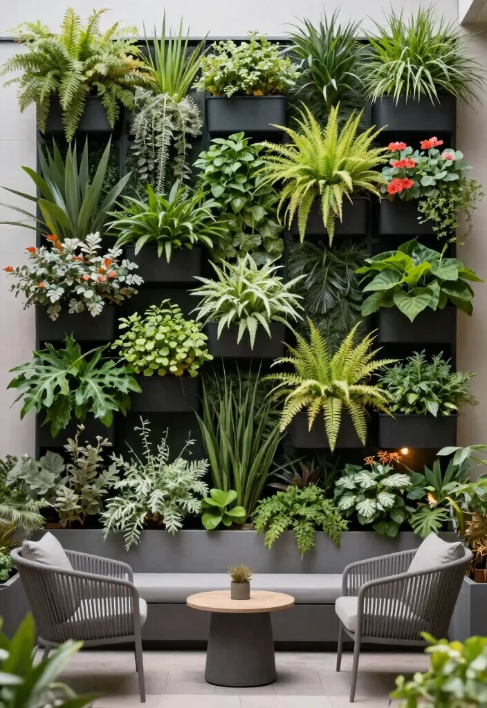 18 Outdoor Courtyard Design Ideas With Elegant Layout - 6. Green Roofs and Living Walls 1