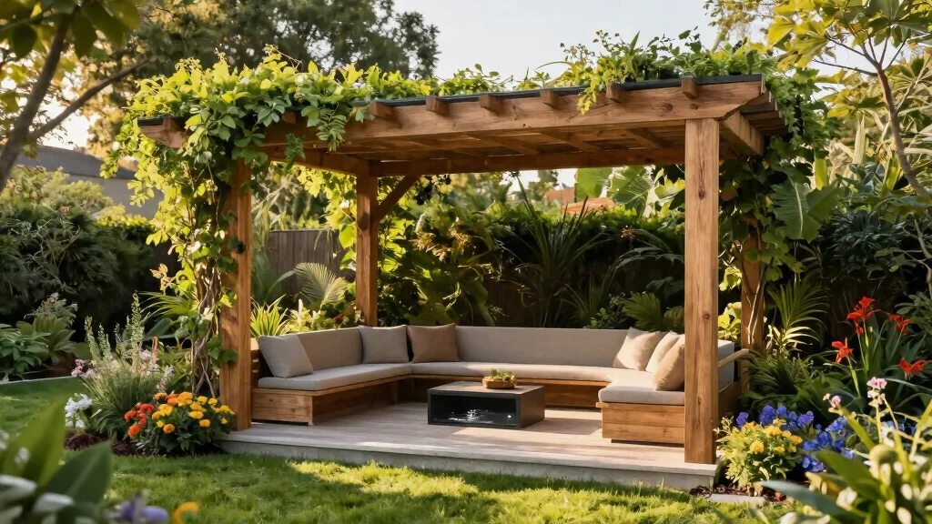 18 Pergola Holz Modern Ideas With Sleek Wood Design
