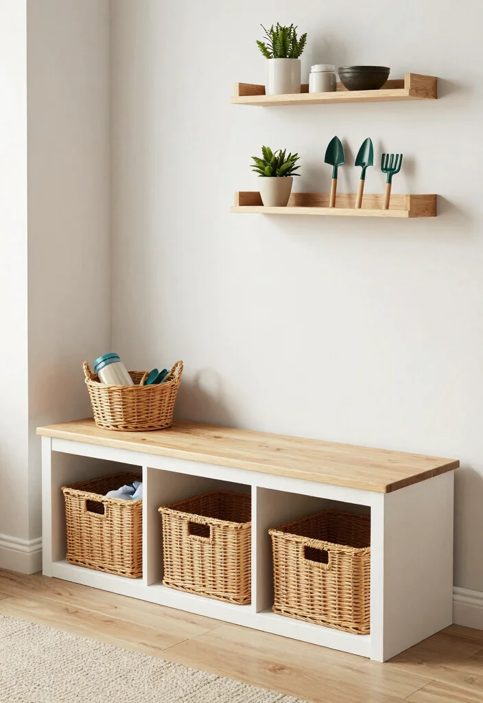 18 Simple Terrace Ideas That Feel Clean & Relaxed - 13. Smart Storage Solutions 1