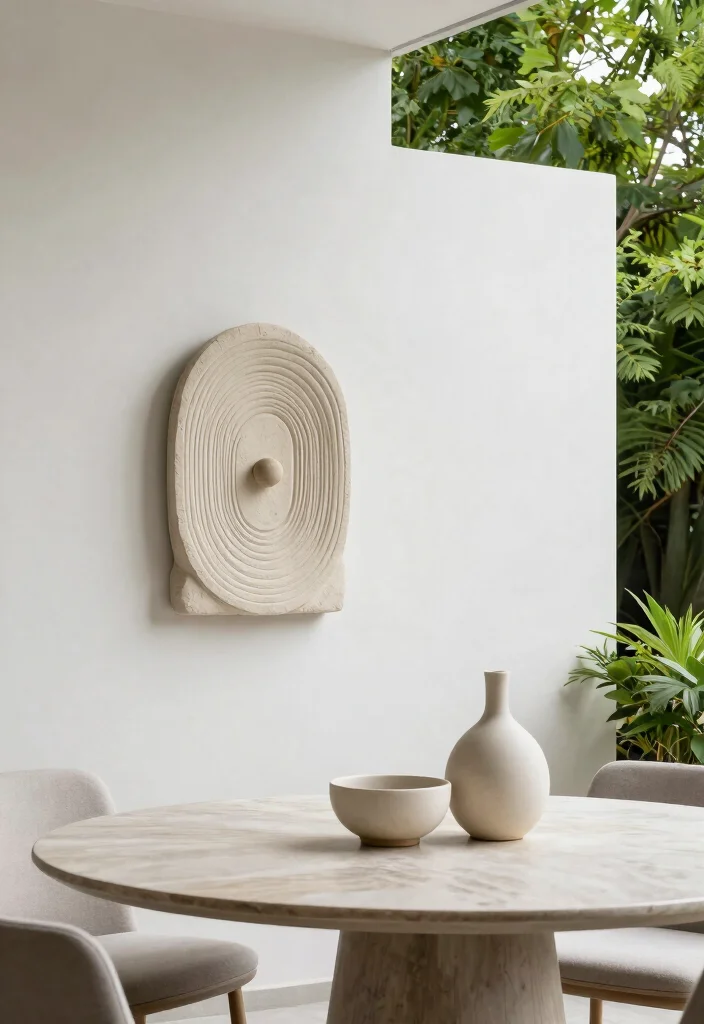 18 Simple Terrace Ideas That Feel Clean & Relaxed - 16. Artistic Decor Touches 1