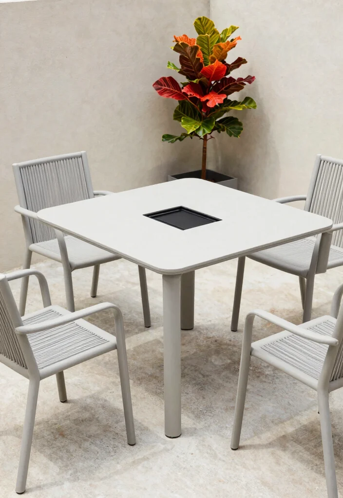 18 Simple Terrace Ideas That Feel Clean & Relaxed - 6. Functional Furniture 1