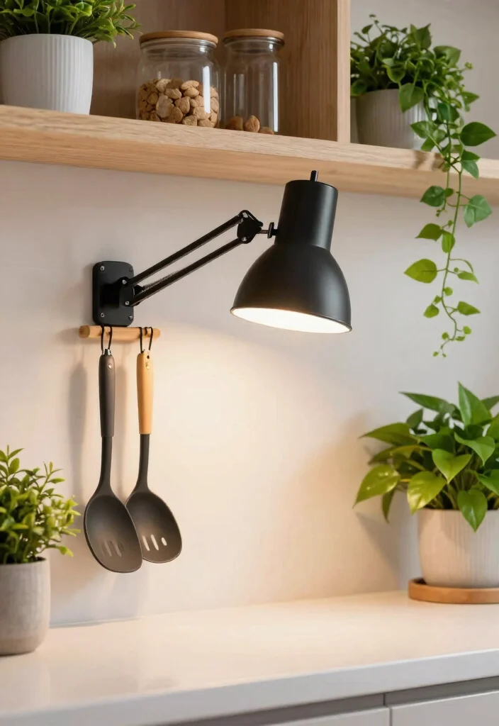 10 Mini Lamps for Kitchen Counter Spaces That Don't Take Up Room - 6. Clamp Lamps: The Ultimate Space-Savers 1