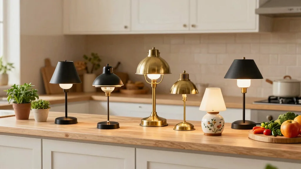 10 Mini Lamps for Kitchen Counter Spaces That Don't Take Up Room