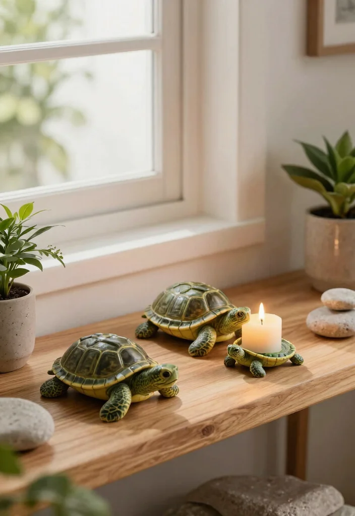 12 Animal Candle Holder Ideas That Look Elegant - 11. Nature-Inspired Turtle Candle Holders 1