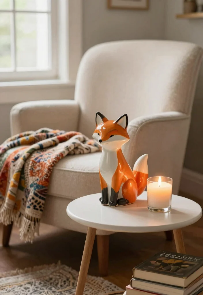 12 Animal Candle Holder Ideas That Look Elegant - 4. Charming Fox Candle Holders 1