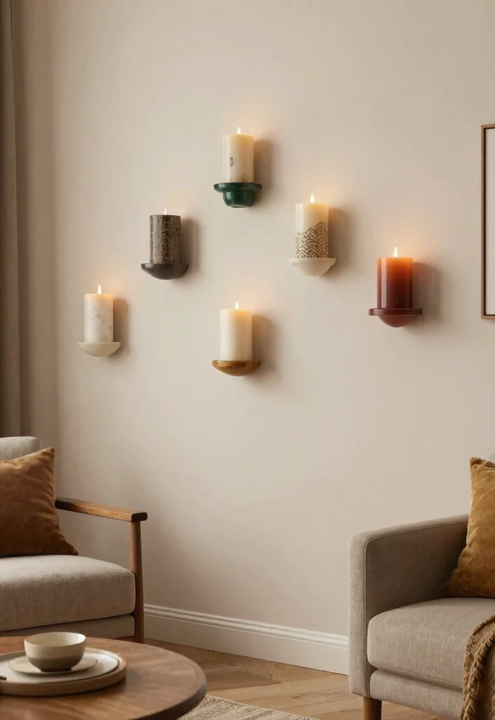12 Candle Sconces Living Room Wall Decor That Add Warmth Fast - 12. Customizable Candle Sconces 1