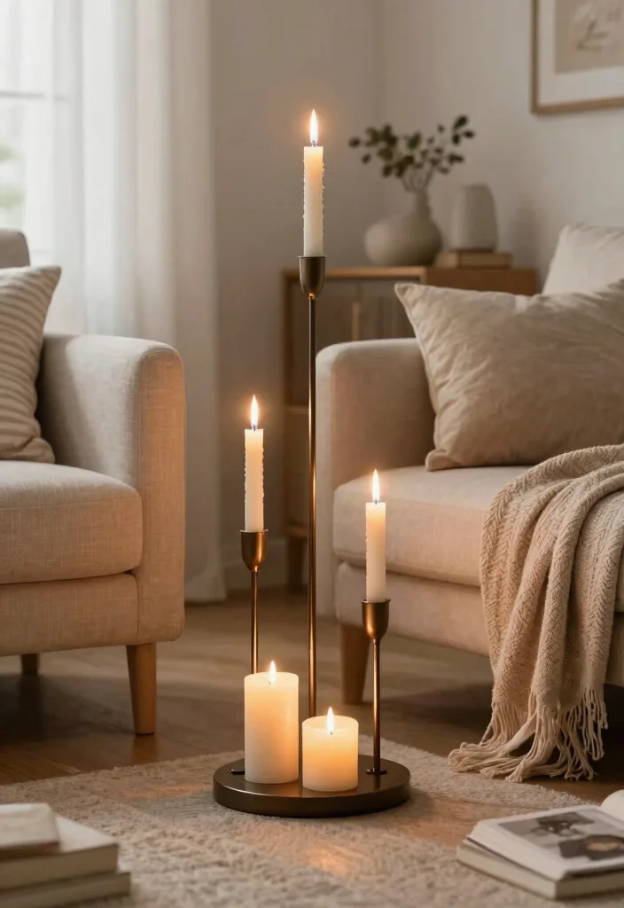 12 Candle Sconces Living Room Wall Decor That Add Warmth Fast - 9. Sconces with Candle and Votive Holders 1