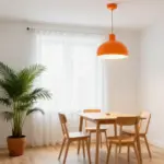 12 Orange Pendant Light Ideas That Pop Without Overwhelming the Room