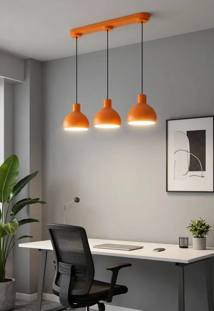 12 Orange Pendant Light Ideas That Pop Without Overwhelming the Room - 9. Smart LED Options 1