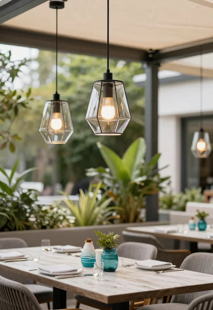 12 Outdoor Pendant Light Ideas That Withstand Rain and Wind - 2. Modern Glass Pendant Lights 1