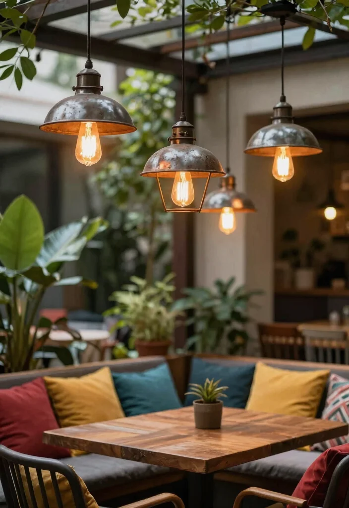 12 Outdoor Pendant Light Ideas That Withstand Rain and Wind - 4. Vintage Industrial Styles 1