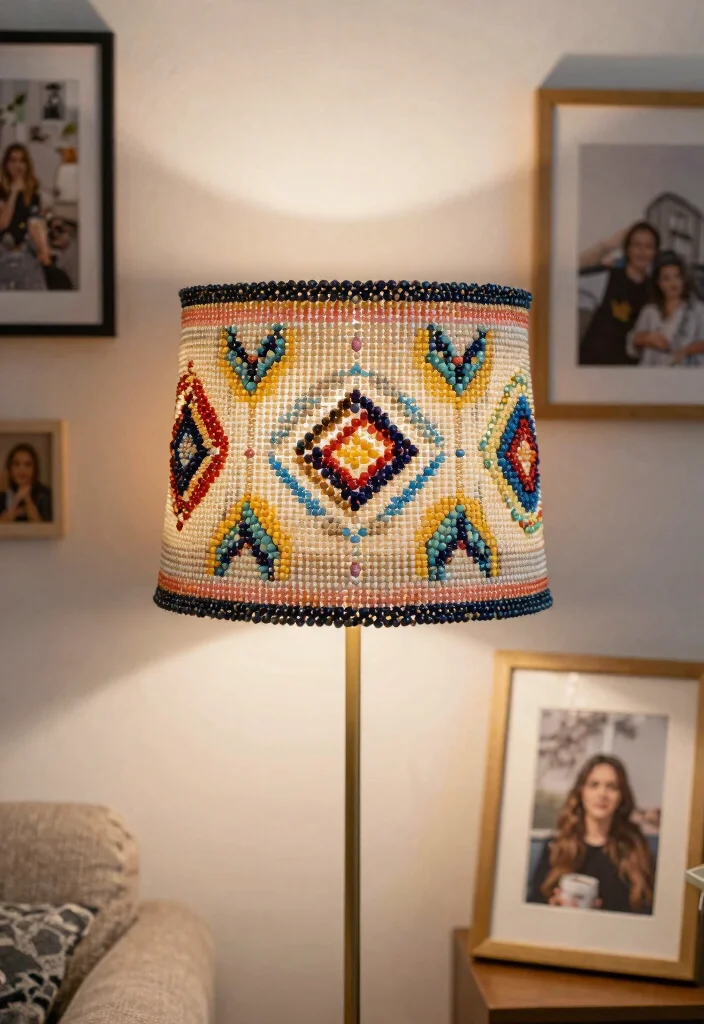 14 Beaded Lamp Shade Ideas That Add Texture Without Dust Traps - 13. Customizable Beaded Shades for Personal Touch 1