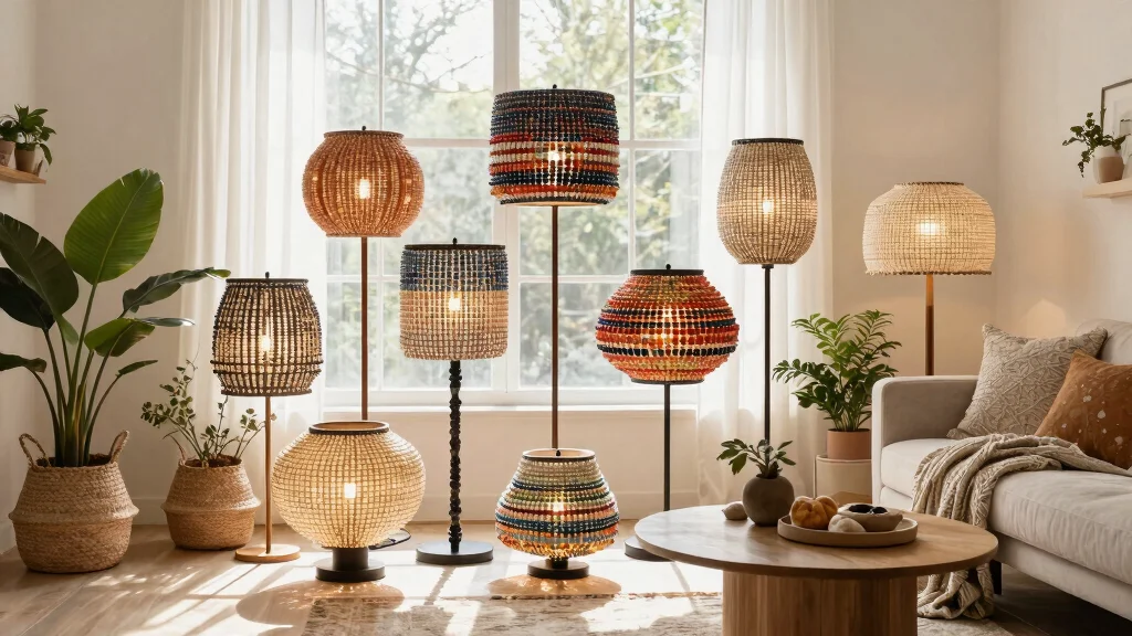 14 Beaded Lamp Shade Ideas That Add Texture Without Dust Traps