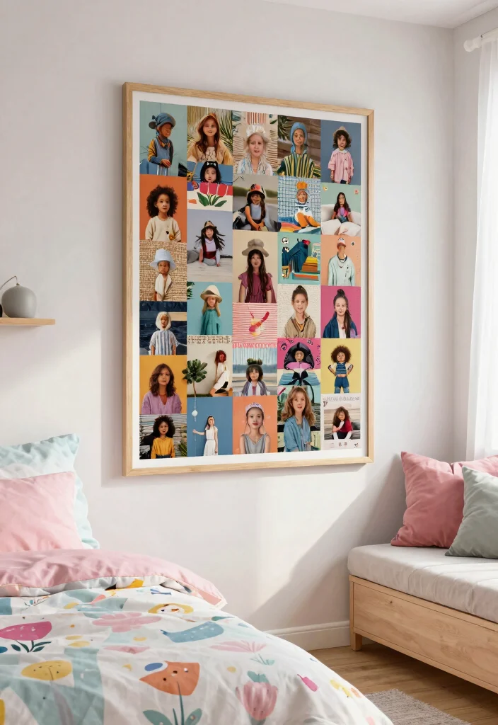 14 Bedroom Poster Ideas Wall Art on a Budget That Don't Look Cheap - 6. DIY Collage Posters 1