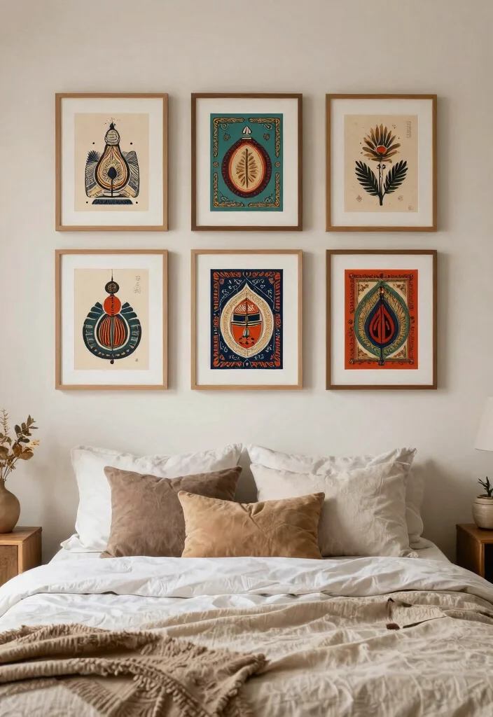 14 Bedroom Poster Ideas Wall Art on a Budget That Don't Look Cheap - 9. Art from Local Artists 1