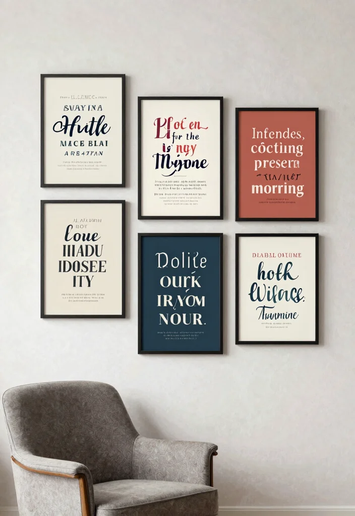 14 Classic Wall Decor Pieces That Never Go Out of Style - 14. Typography Art 1