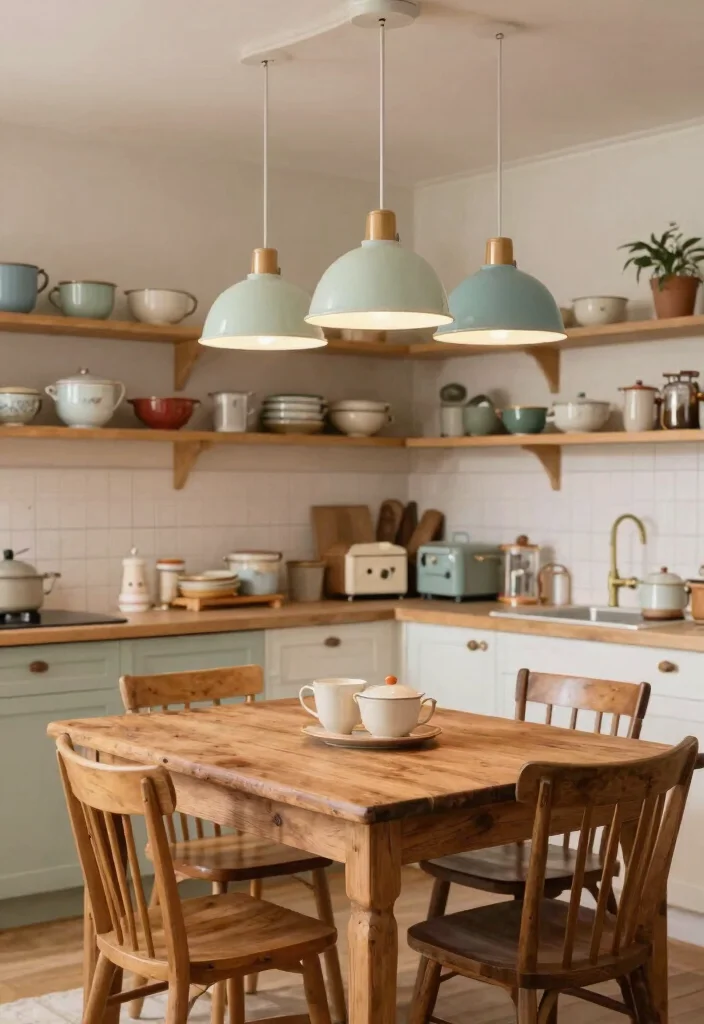 14 Colorful Pendant Light Options That Brighten a Neutral Room - 5. Vintage Schoolhouse Pendants 1