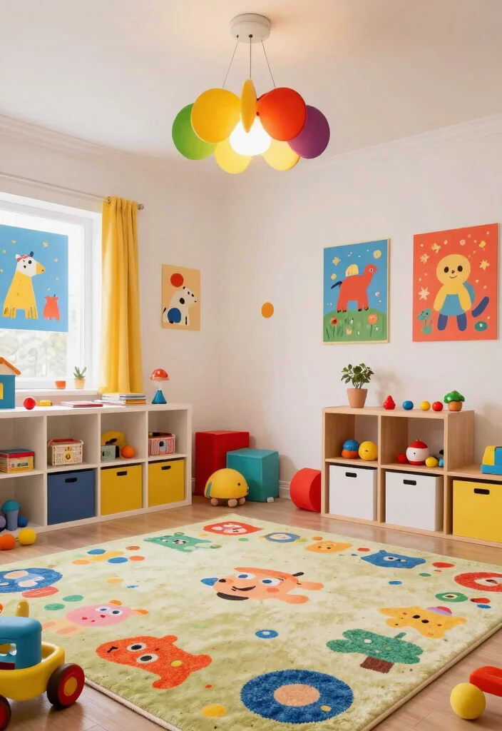14 Colorful Pendant Light Options That Brighten a Neutral Room - 8. Fun Whimsical Shades 1