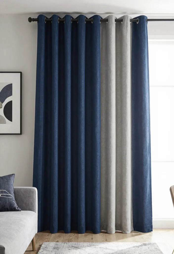 15 Dark Curtains for Living Room Privacy That Still Feel Bright - 13. Customizable Panel Curtains 1