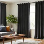 15 Dark Curtains for Living Room Privacy That Still Feel Bright