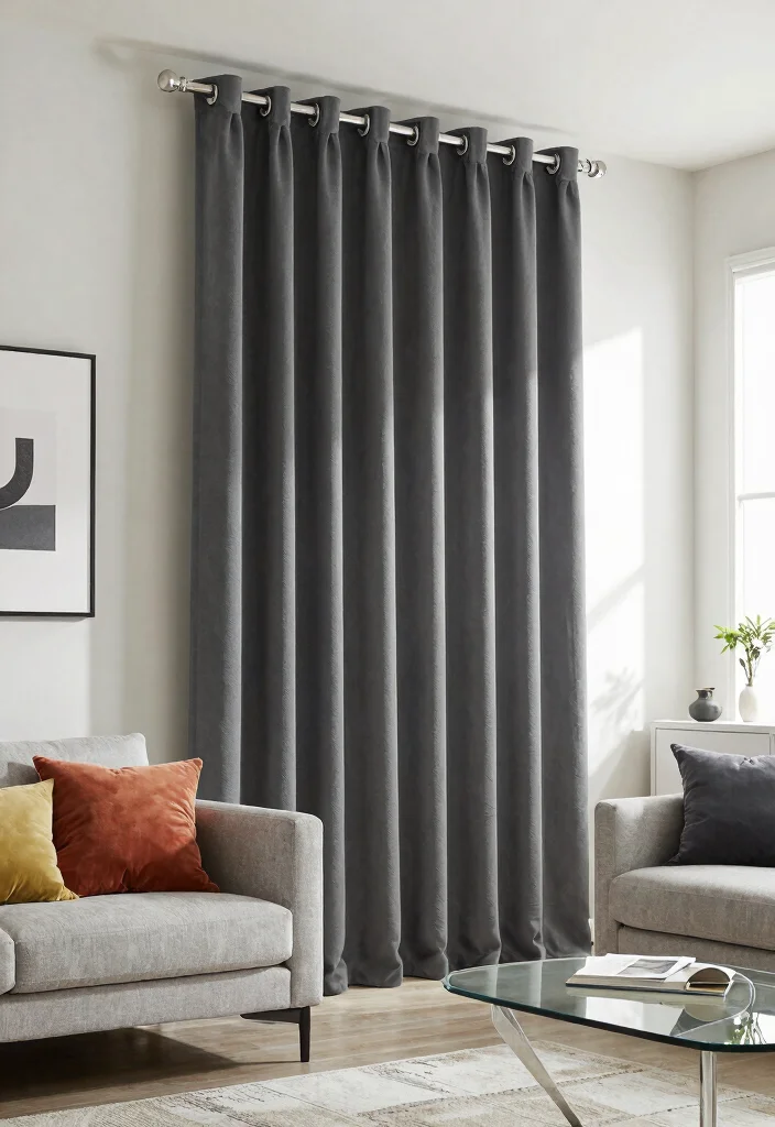 15 Dark Curtains for Living Room Privacy That Still Feel Bright - 2. Recycled Polyester Drapes 1