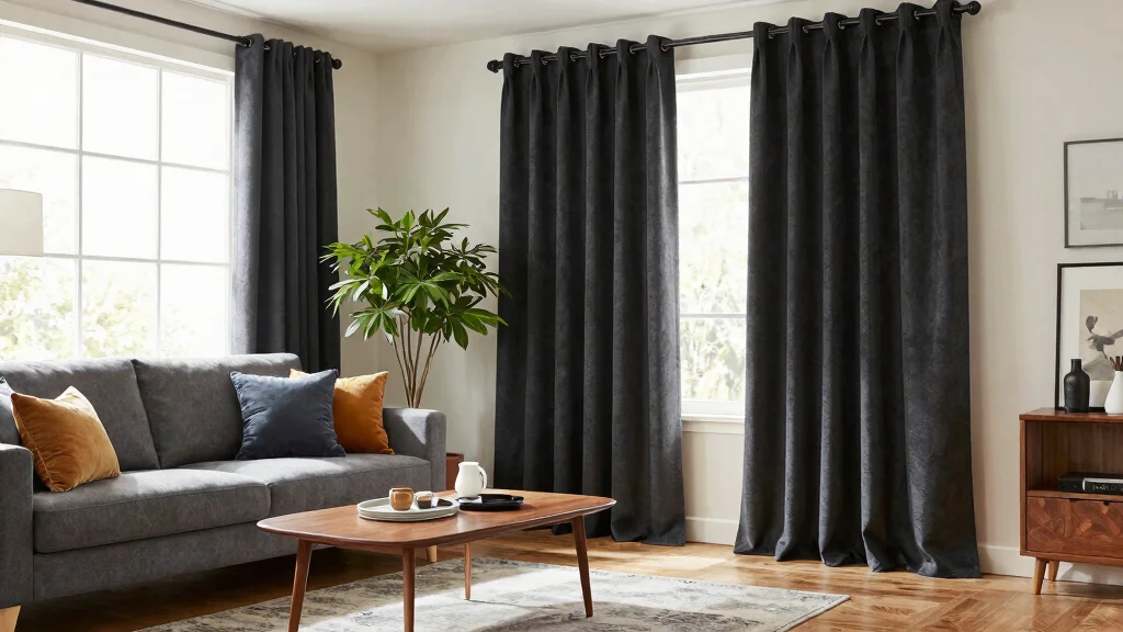 15 Dark Curtains for Living Room Privacy That Still Feel Bright