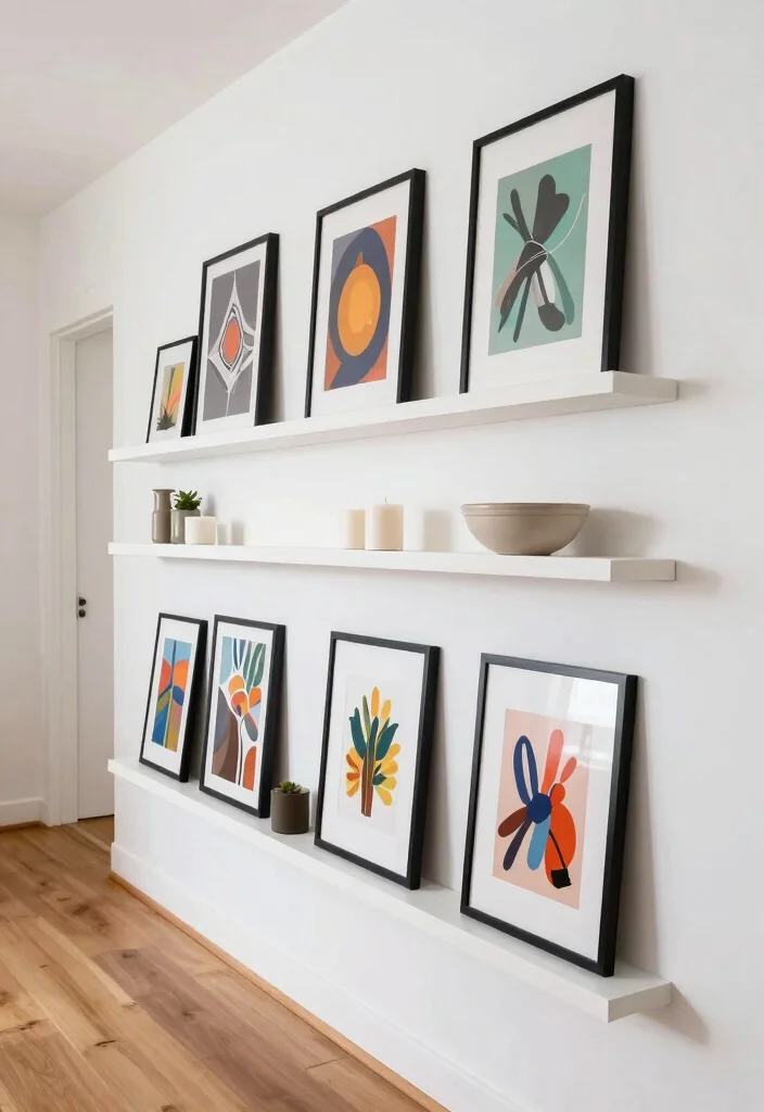 15 Display Shelf Ideas That Showcase Collections Without Clutter - 3. Ledge Shelving: A Contemporary Twist 1