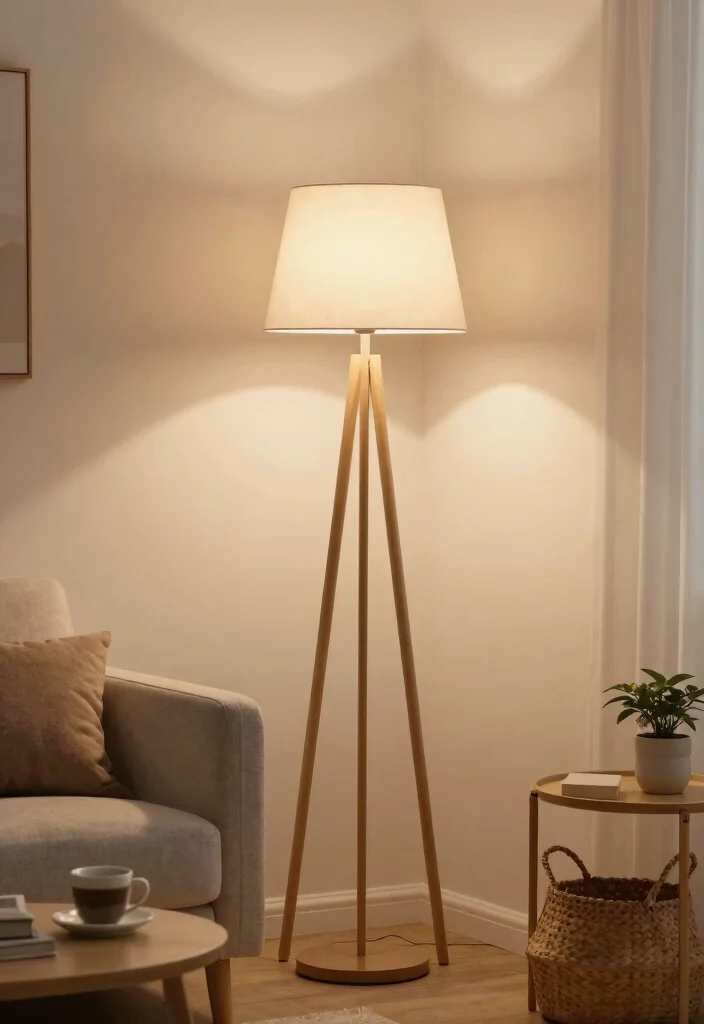 15 Floor Lamp Ideas That Light Dark Corners Without Taking Space - 1. Slim Tripod Lamps 1
