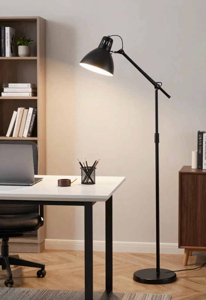 15 Floor Lamp Ideas That Light Dark Corners Without Taking Space - 11. Adjustable Floor Lamps 1