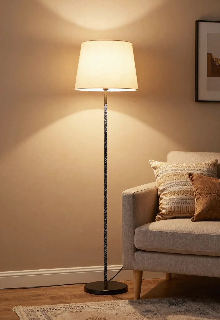 15 Floor Lamp Ideas That Light Dark Corners Without Taking Space - 14. Plug-In Floor Lamps 1