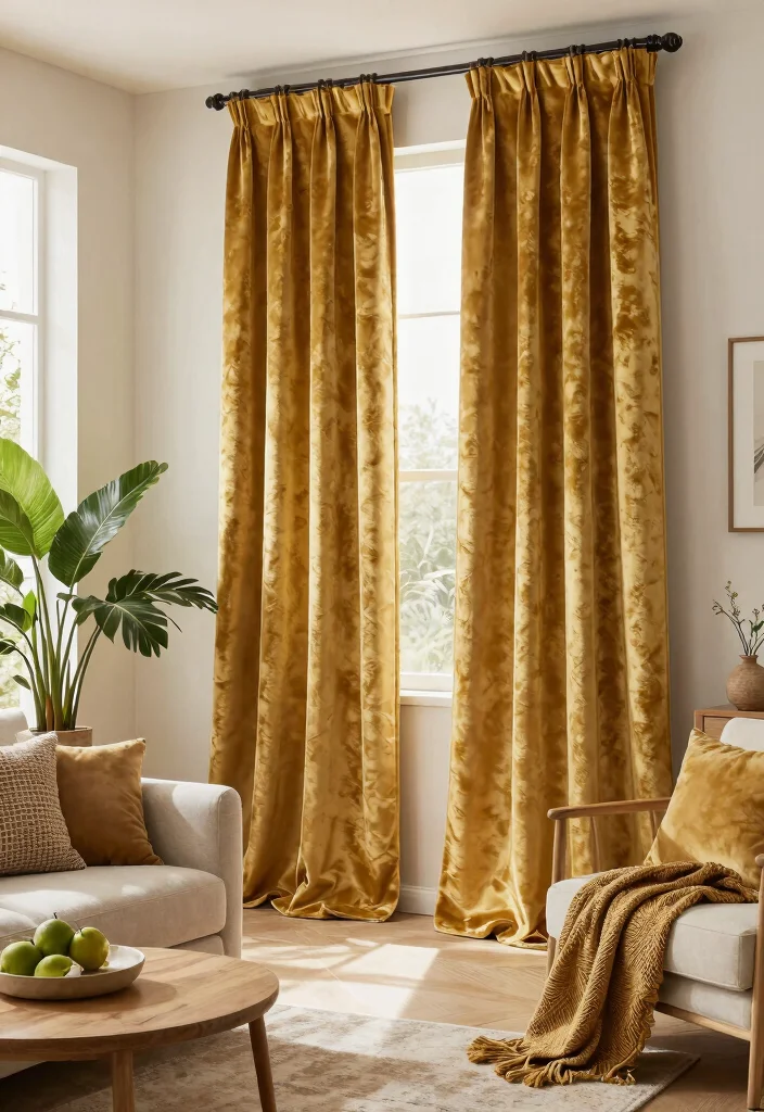 15 Gold Velvet Curtains That Don't Look Overly Formal - 9. Select Eco-Friendly Options 1