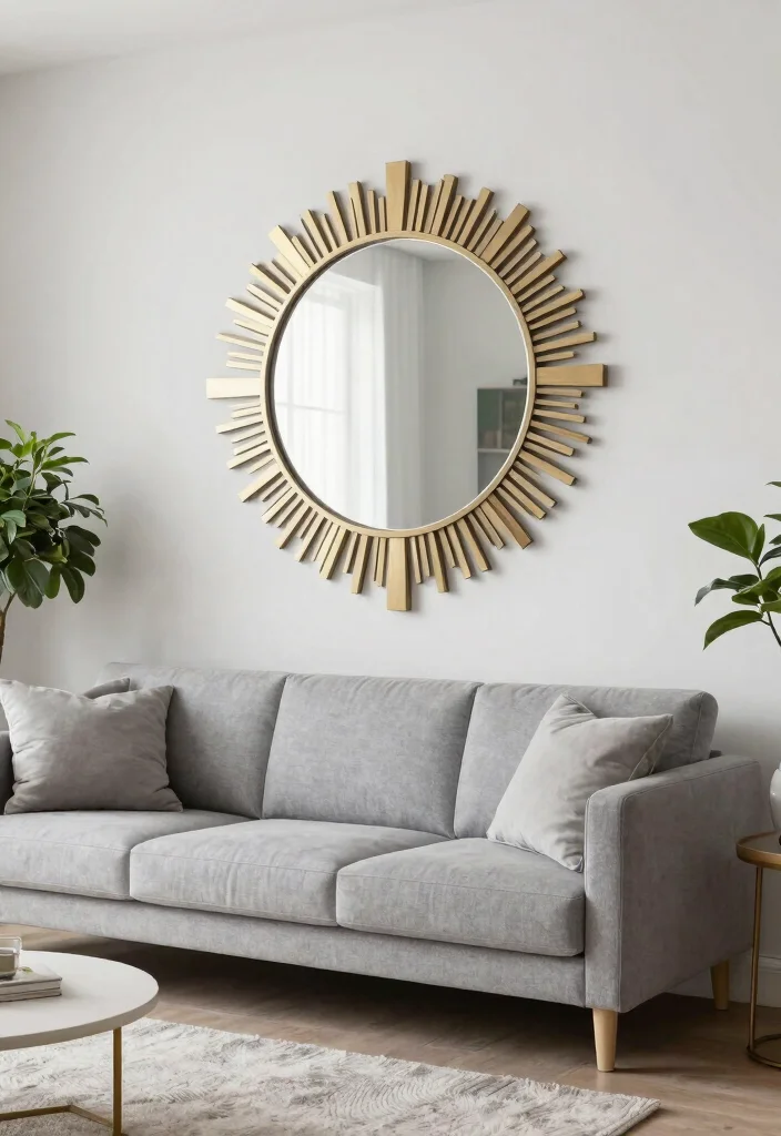 15 Home Decor Mirrors That Make Small Rooms Feel Bigger - 1. Oversized Round Mirrors 1
