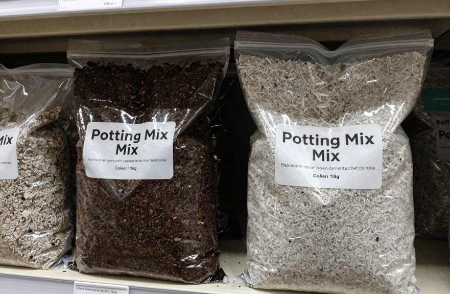 clear ingredient led soilless mixes