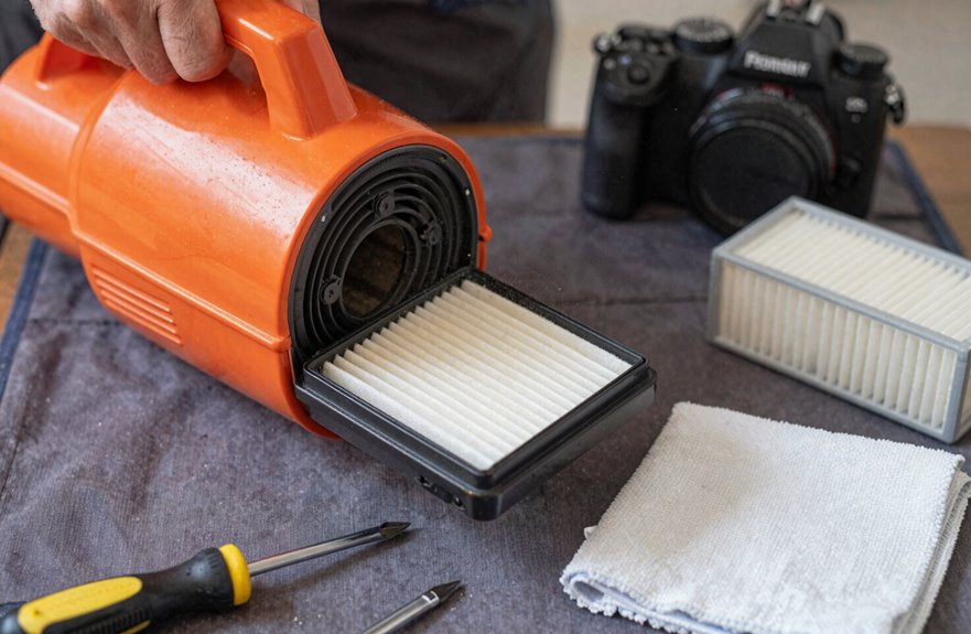 clogged air filter causes stalling