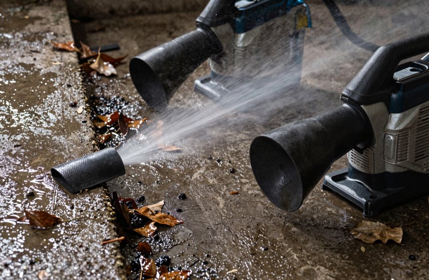 flat nozzle prioritizes speed and focus