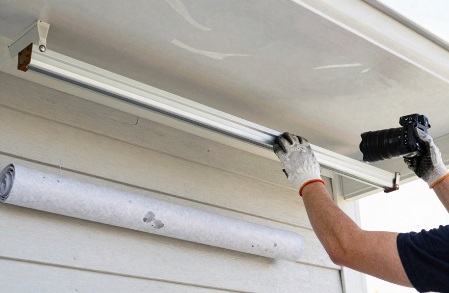 inspect siding for damage and alignment