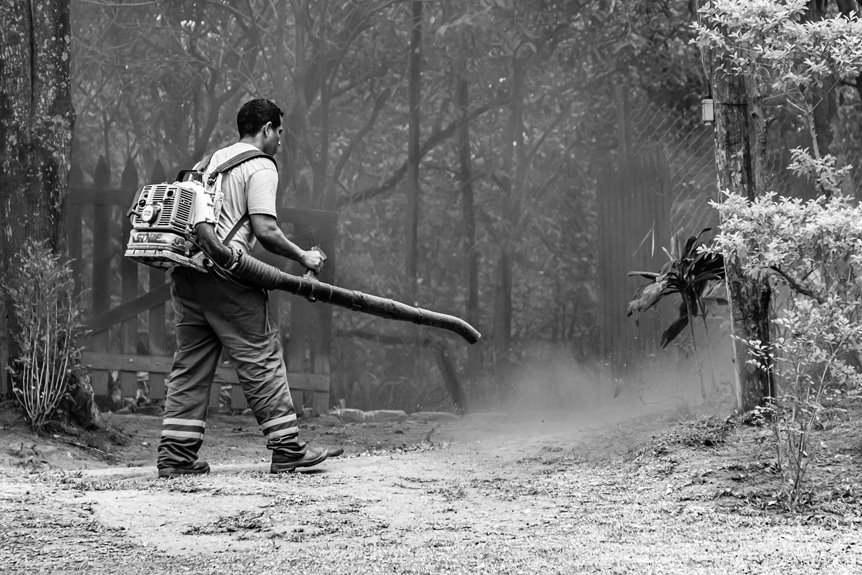 leaf blower stalls after ten minutes