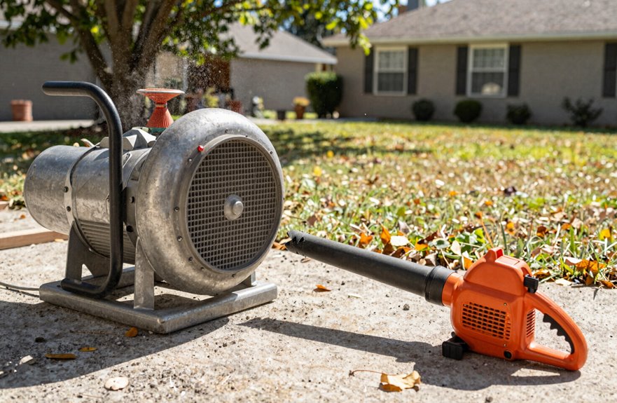 match blower to yard conditions