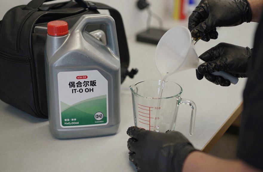 precise two stroke fuel mix ratios