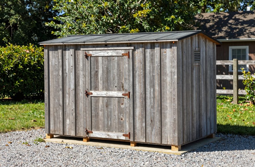 rot and rust resistant shed build