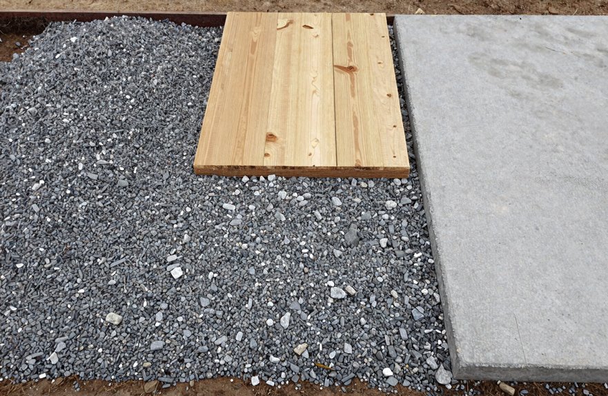 shed floor needs elevated ventilated base