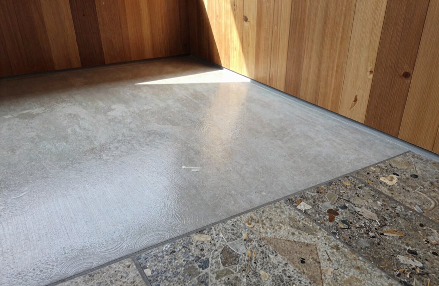 shed floor provides stability and durability