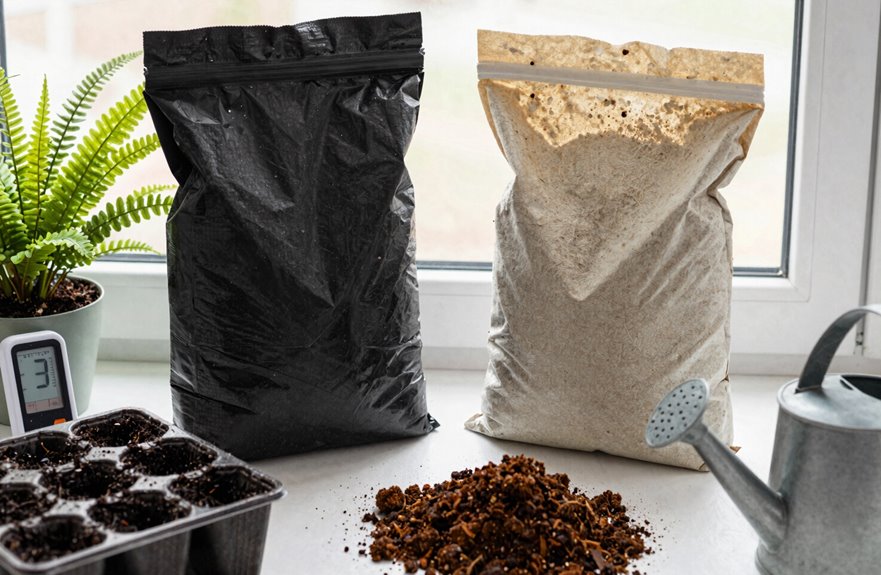 soilless airy seedling mix