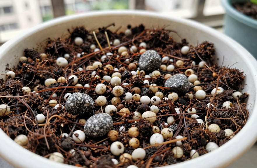 soilless mix supports healthy containers