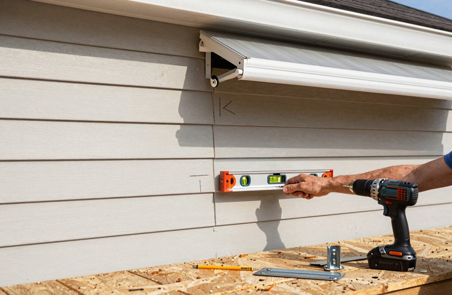 study precise stud locations behind vinyl siding