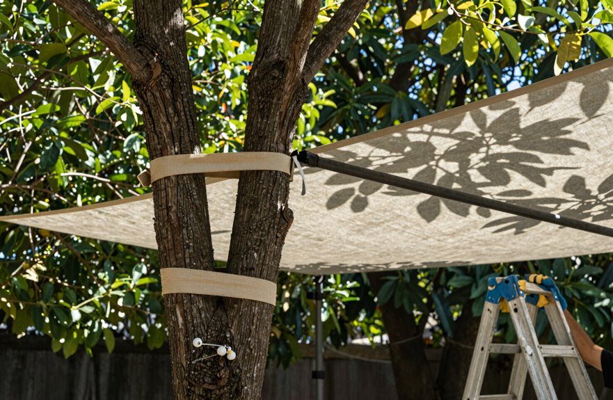 tree friendly padded adjustable ties